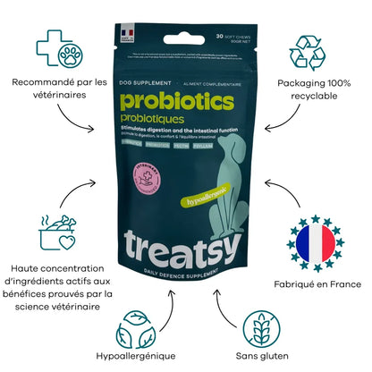 Probiotic food supplement for dogs