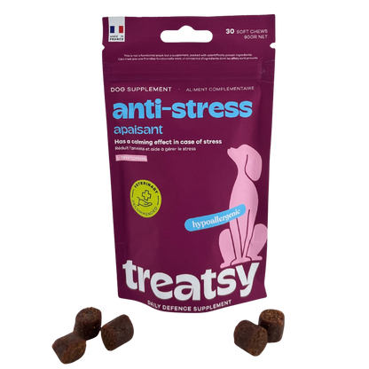 Complément alimentaire anti-stress pour chiens