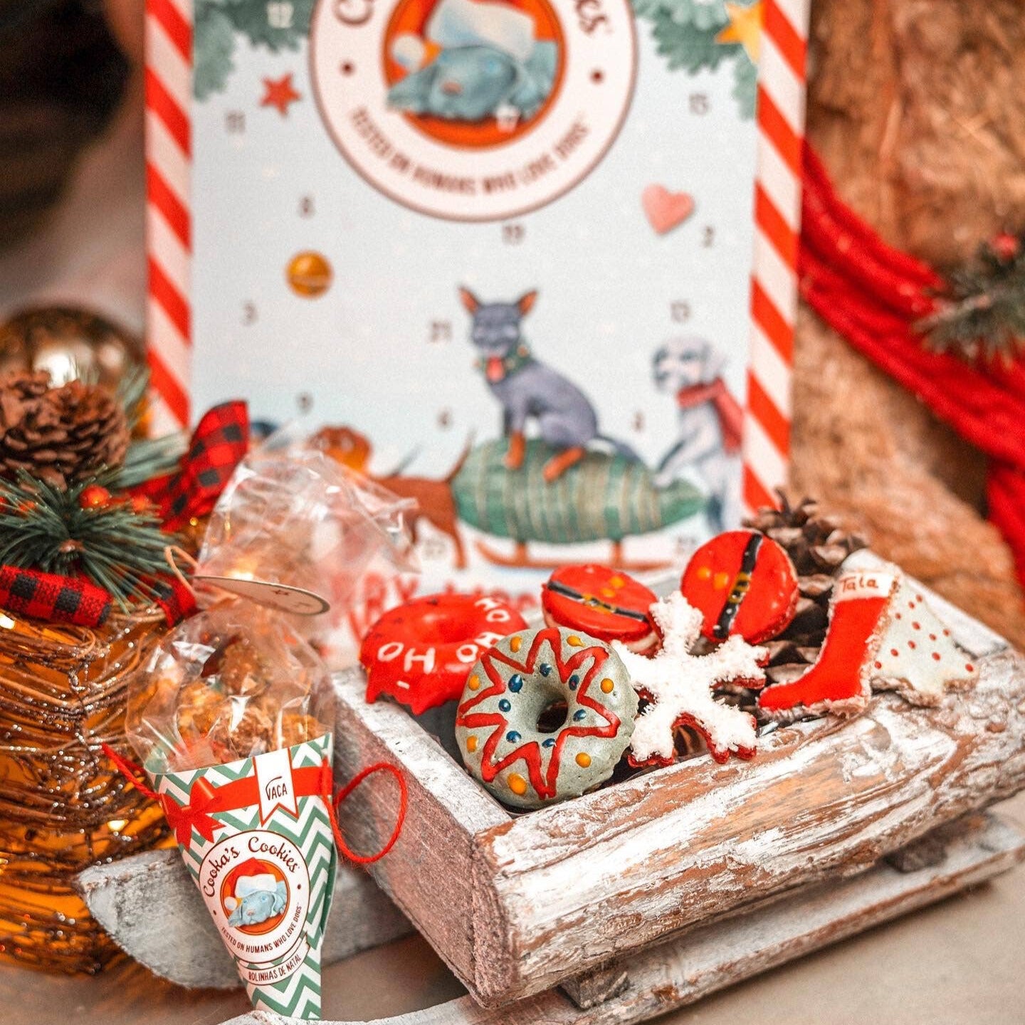 Donuts de Noël canard et dinde