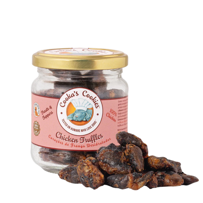 Air-dried chicken hearts for dogs