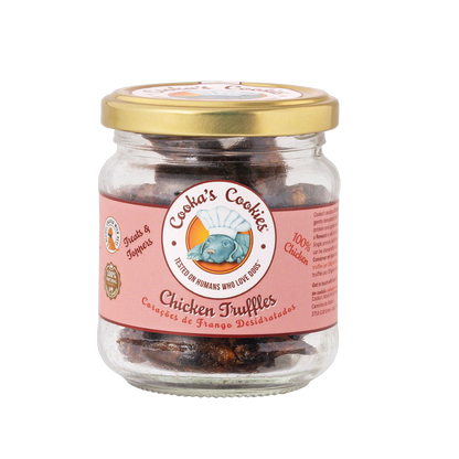 Air-dried chicken hearts for dogs