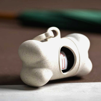 Bamboo fiber waste bag dispenser