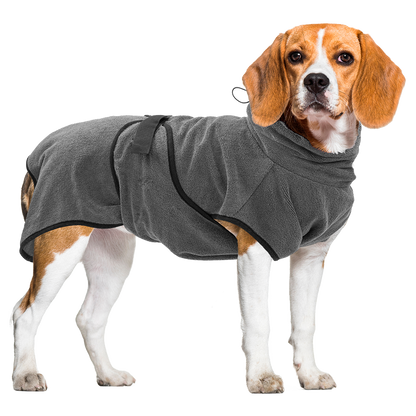 Ultra-absorbent microfiber drying robe