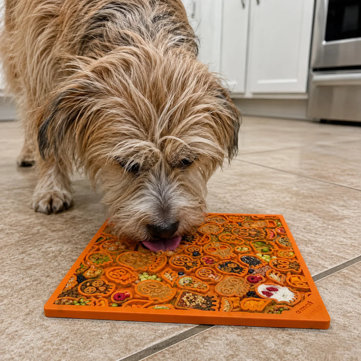 Zombie lick mat for dogs and cats
