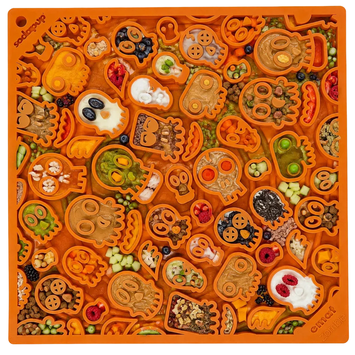 Zombie lick mat for dogs and cats