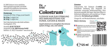 Colostrum liquide – cure défenses naturelles