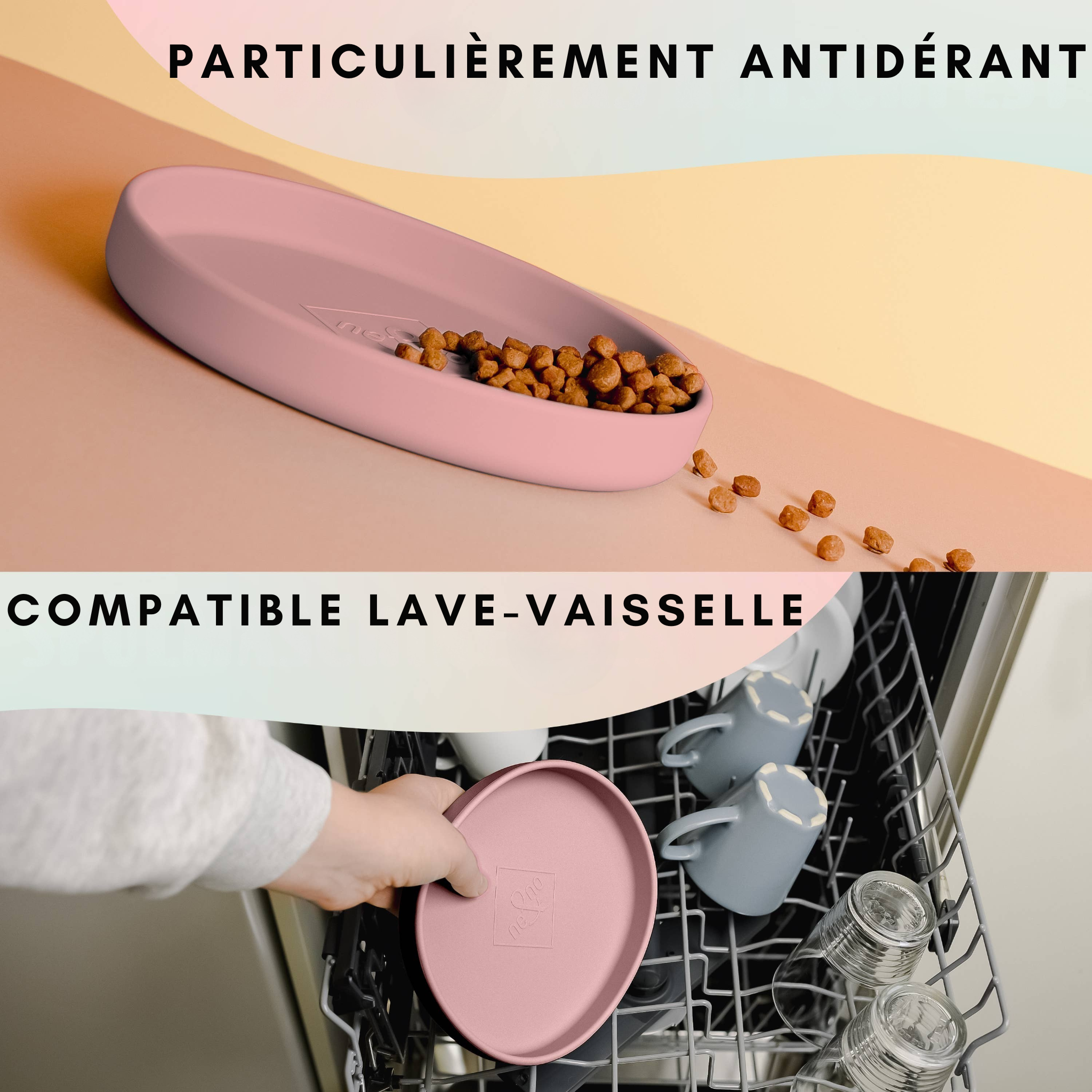 Gamelle plate en silicone