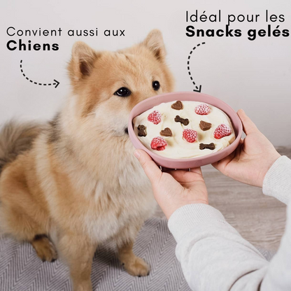 Gamelle plate en silicone