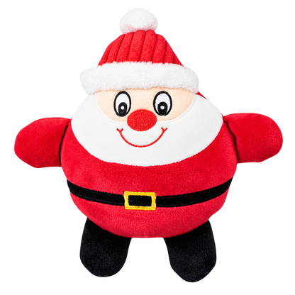 Peluche Père Noël avec couineur pour chiens