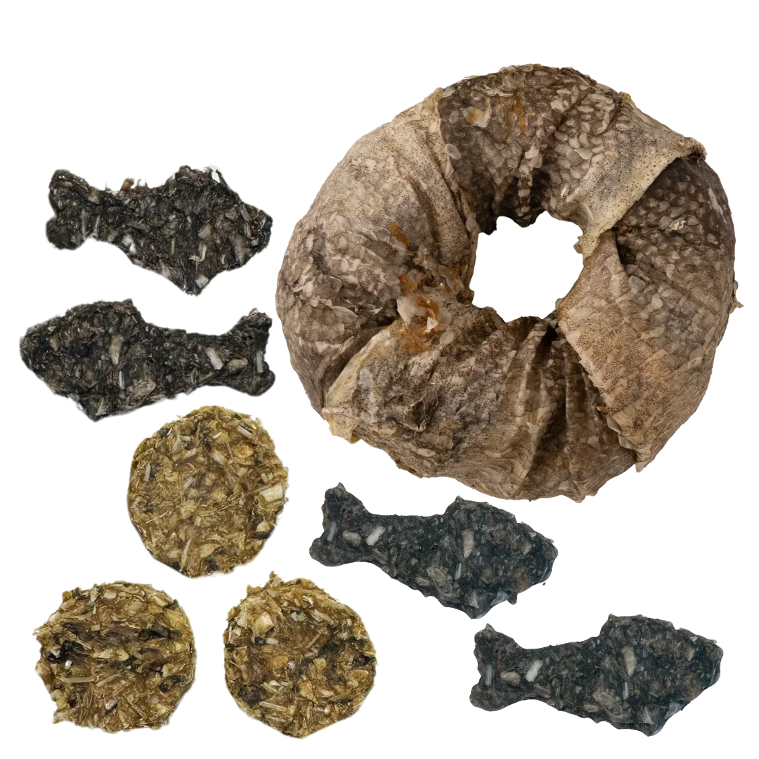 Friandises au cabillaud à mâcher pour chiens
