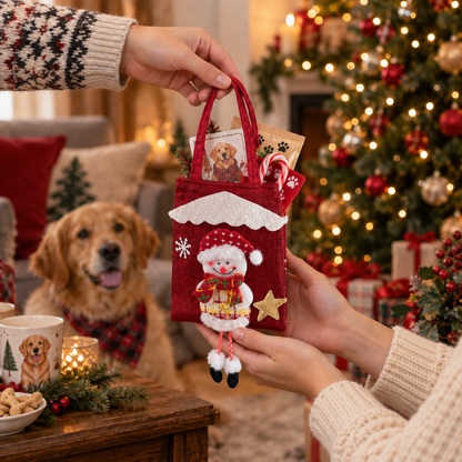Sac cadeau de Noël