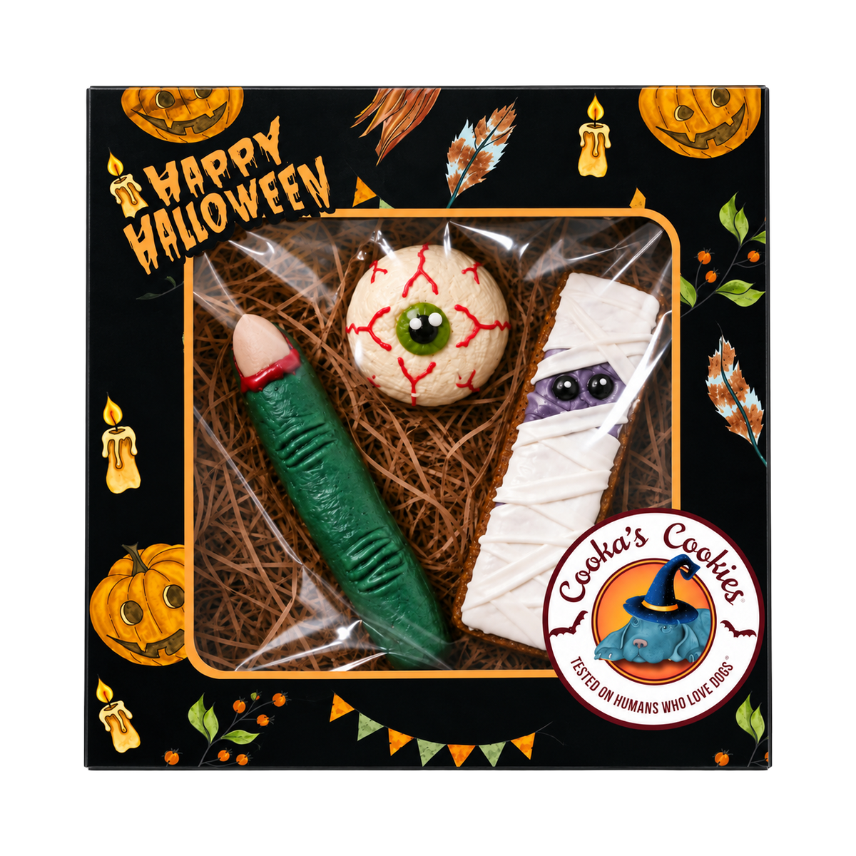Coffret de biscuits d’Halloween pour chiens